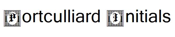 Portculliard Initials字体