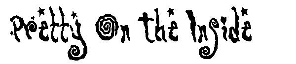 Pretty On The Inside字体