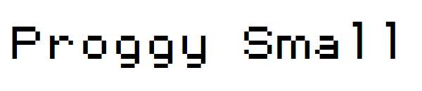 Proggy Small字体