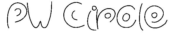 PW Circle字体