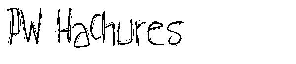 PW Hachures字体