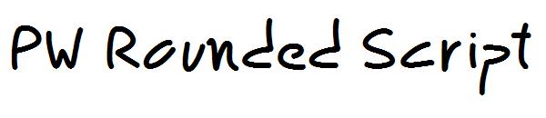 PW Rounded Script字体