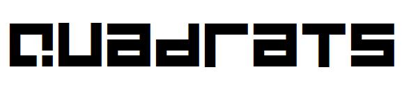 Quadrats字体