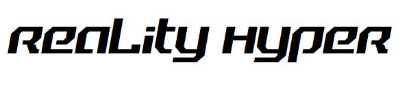 Reality Hyper字体