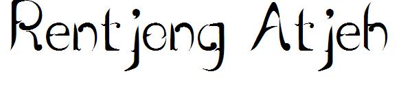 Rentjong Atjeh字体