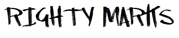 Righty Marks字体