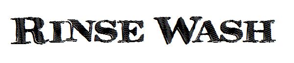Rinse Wash字体