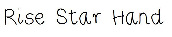 Rise Star Hand字体