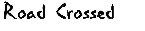 Road Crossed字体