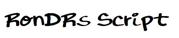 RonDRs Script字体