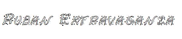 Ruban Extravaganza字体