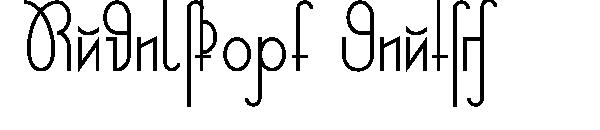 Rudelskopf Deutsch字体