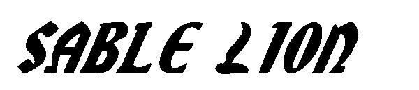 Sable Lion字体