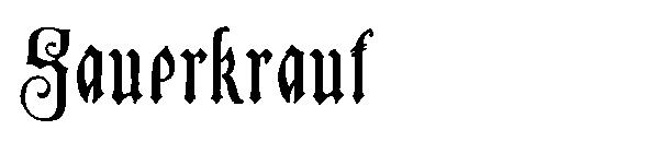 Sauerkraut字体