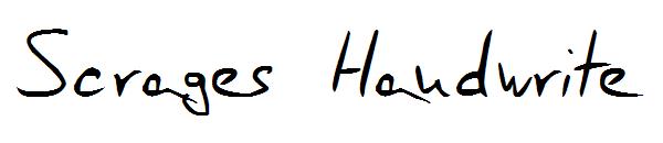 Scrages Handwrite字体