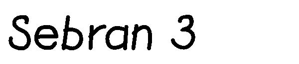 Sebran 3字体