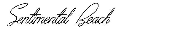 Sentimental Beach字体