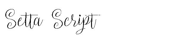 Setta Script字体