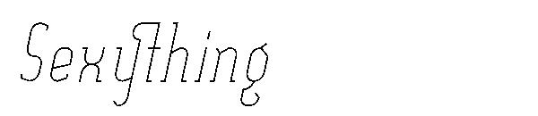 Sexything字体