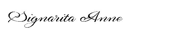 Signarita Anne字体