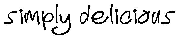 Simply Delicious字体
