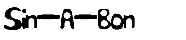 Sin-A-Bon字体