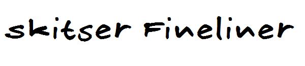 Skitser Fineliner字体