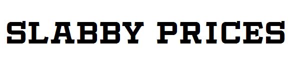 Slabby Prices字体