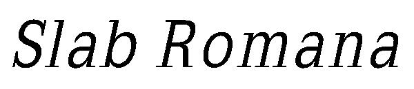 Slab Romana字体