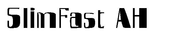 SlimFast AH字体