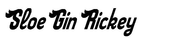 Sloe Gin Rickey字体