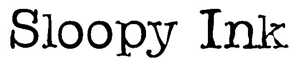 Sloopy Ink字体