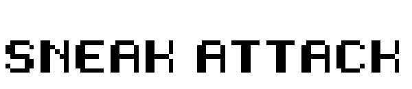 Sneak Attack字体