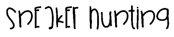 Sneaker Hunting字体