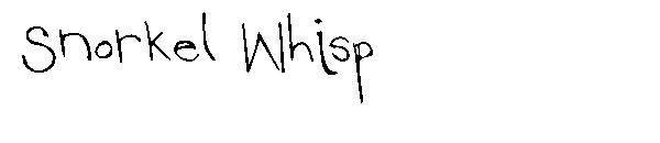 Snorkel Whisp字体