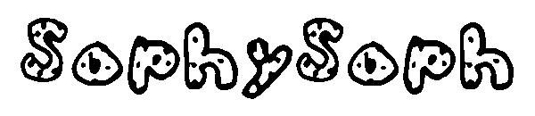 SophySoph字体