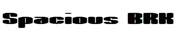 Spacious BRK字体