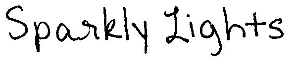 Sparkly Lights字体