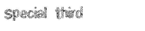Special Third字体