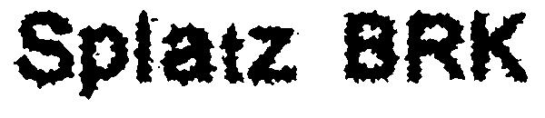 Splatz BRK字体