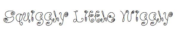 Squiggly Little Wiggly字体