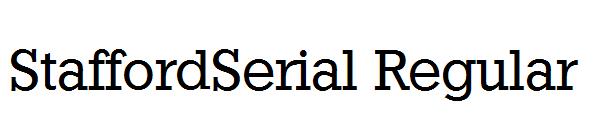 StaffordSerial Regular字体