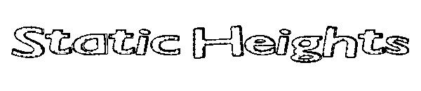 Static Heights字体