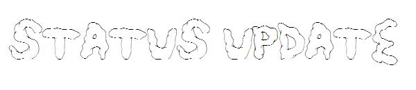 Status Update字体