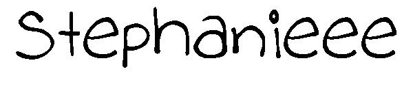 Stephanieee字体