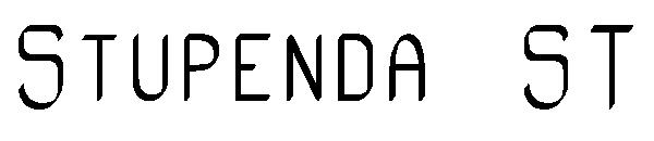 Stupenda ST字体