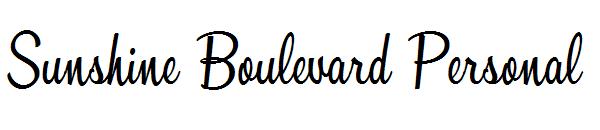Sunshine Boulevard Personal字体