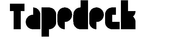 Tapedeck字体