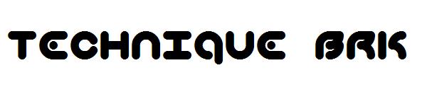 Technique BRK字体