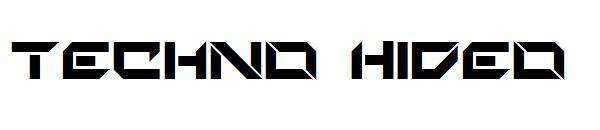 Techno Hideo字体
